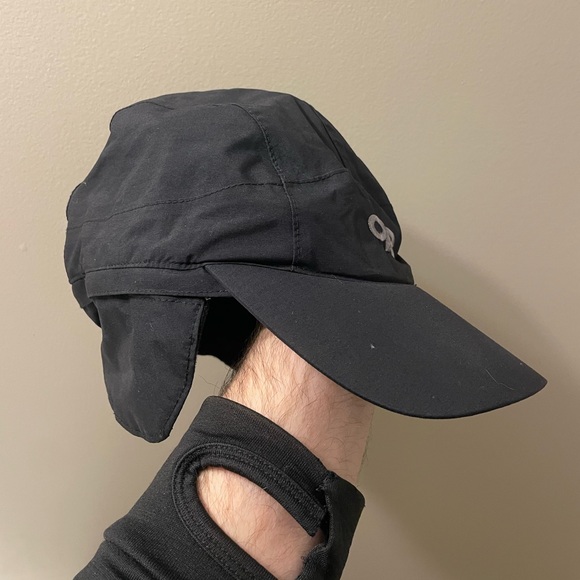 Outdoor Research Gore-Tex fleece lined cap with ear flaps XL - Picture 7 of 10